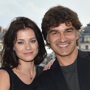 François Vincentelli et sa compagne Alice Dufour - Les célébrités à la première de l'escape game grandeur nature "Inside Opéra" au Palais Garnier à Paris, France, le 4 juin 2018.