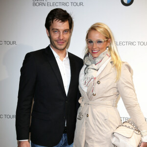 Elodie Gossuin et son mari Bertrand Lacherie - BMW i Tour a Paris le 3 avril 2013.