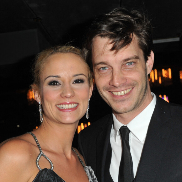 Elodie Gossuin et son mari Bertrand Lacherie - Election de Miss Prestige National 2013 au Lido a Paris le 10 Decembre 2012.