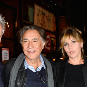 Mathieu Petit, Richard Berry, Mathilde Seigner et Pascale Louange - Générale de la pièce "Ramsès II" au théâtre des Bouffes-Parisiens à Paris le 23 octobre 2017. © Coadic Guirec/Bestimage