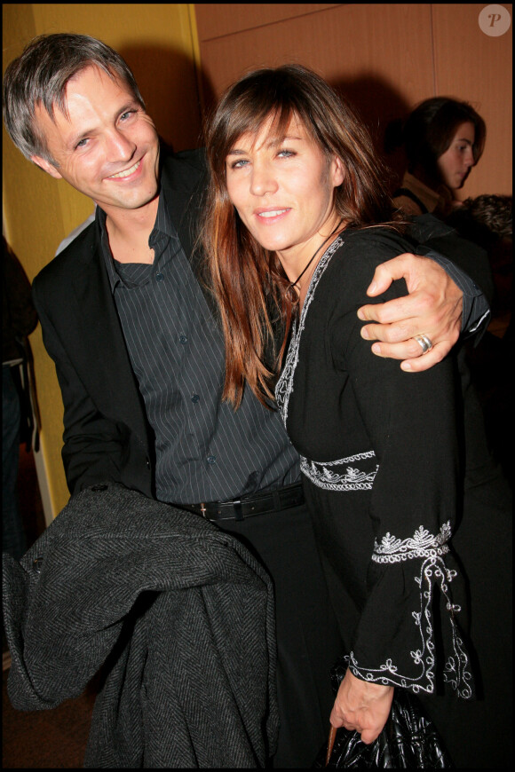 Mathilde Seigner et son compagnon Mathieu Petit - Archives