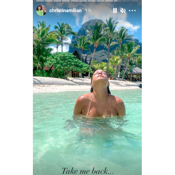 Christina Milian est enceinte de M. Pokora pour la deuxième fois. Elle se dévoile en bikini. Décembre 2020.