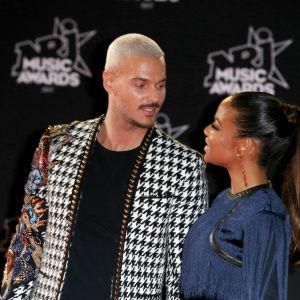 Le chanteur français M. Pokora (Matt Pokora) et sa compagne la chanteuse américaine Christina Milian - 19ème édition des NRJ Music Awards à Cannes © Dominique Jacovides/Bestimage 