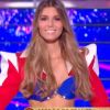 Miss Ile-de-France : Lara Lourenço lors du défilé des 15 demi-finalistes sur le thème du 14 juillet - élection de Miss France 2021 le 19 décembre sur TF1