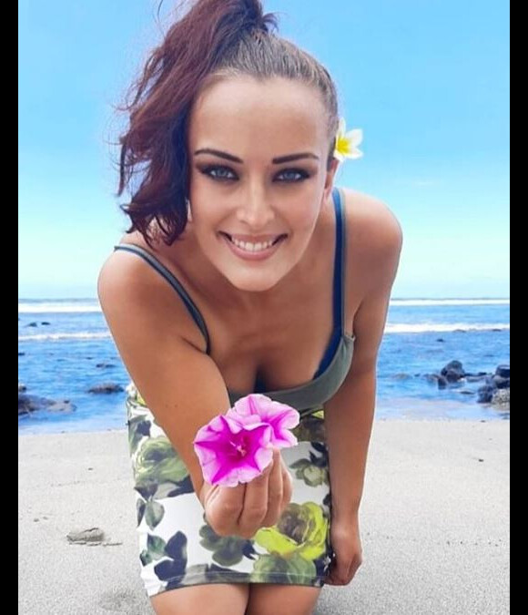 Kelly Bochenko sublime à La Réunion, photo Instagram