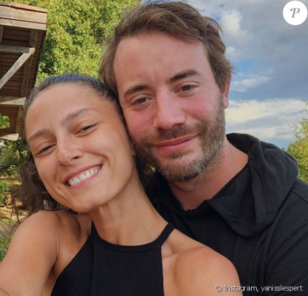 Yaniss Lespert et sa compagne Bétina sur Instagram, été 2020.