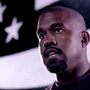 Premier clip de campagne de Kanye West en vue des élections présidentielles américaines du 3 novembre 2020. Los Angeles. Le 12 octobre 2020. 