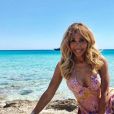 Cathy Guetta sur l'île de Formentera, le 22 juin 2018