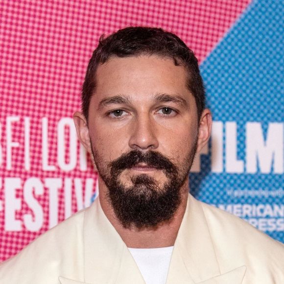 Shia LaBeouf à la première du film "Honey Boy" lors de la 63e édition du festival BFI du film de Londres au cinéma Odeon Luxe Leicester Square à Londres, Royaume Uni, l'année dernière.