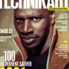 Omar Sy en couverture du magazine "Technikart", numéro de décembre-janvier 2021.