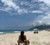 La belle Tina Kunakey à la plage au Brésil. Instagram, décembre 2019.
