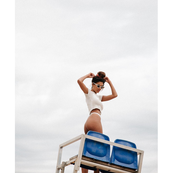 Photo de Tina Kunakey à Biarritz. Août 2017.