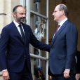 Passation de pouvoir à Matignon entre Edouard Philippe et Jean Castex, nouveau Premier ministre. Paris, le 3 juillet 2020. © Stéphane Lemouton / Bestimage
