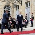 Passation de pouvoir à Matignon entre Edouard Philippe et Jean Castex, nouveau Premier ministre. Paris, le 3 juillet 2020. © Stéphane Lemouton / Bestimage