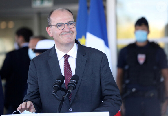 Allocution du premier ministre Jean Castex devant le centre administratif des Alpes-Maritimes à Nice le 25 juillet 2020.