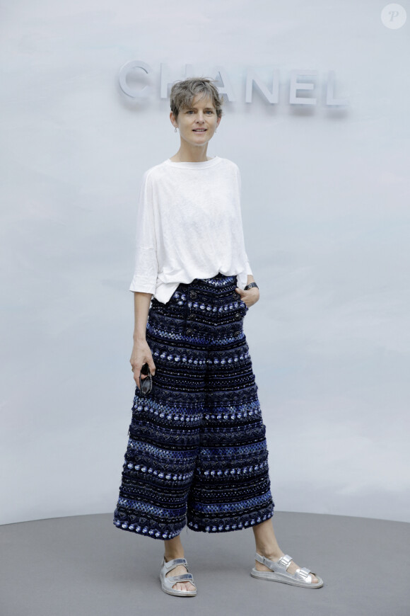 Stella Tennant - Photocall du défilé de mode "Chanel", collection Haute-Couture automne-hiver 2018/2019, à Paris. Le 3 juillet 2018 © Olivier Borde / Bestimage 