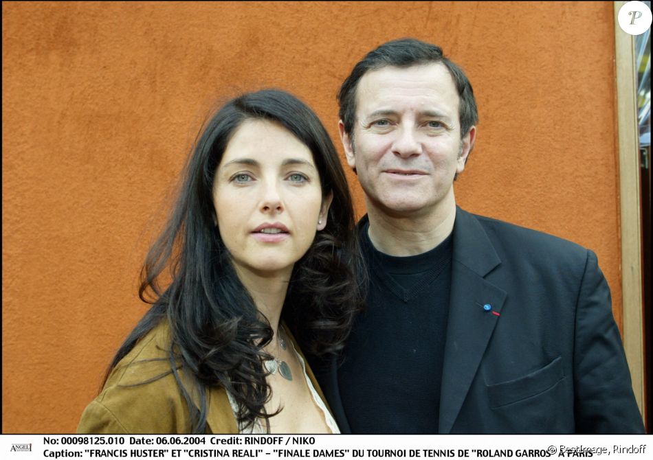Francis Huster et Cristiana Reali - Archives. 2004