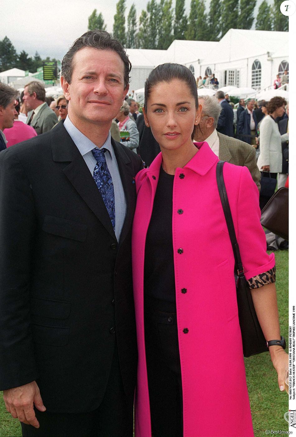 Francis Huster et Cristiana Reali - Archives. 1999