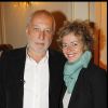 François Berléand et sa compagne Alexia Stresi - 10e édition du prix "Ciné Roman carte noire" à l'hôtel Plaza Athénée de Paris.