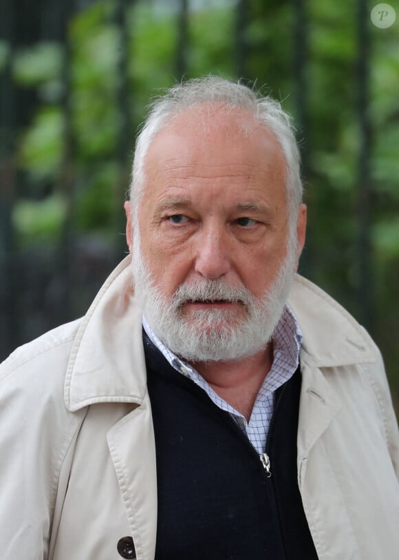 François Berléand - Hommage à Guy Bedos en l'église de Saint-Germain-des-Prés à Paris le 4 juin 2020.