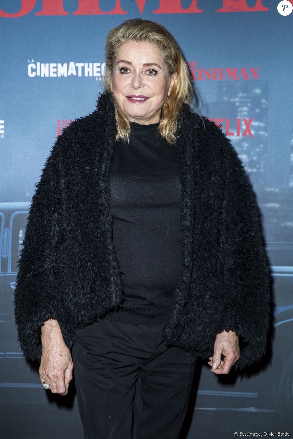 Catherine Deneuve - Avant-première du film "The Irishman" à la Cinémathèque à Paris le 17 octobre 2019. © Olivier Borde/Bestimage