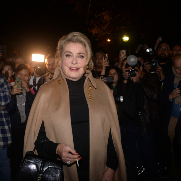 Catherine Deneuve - Arrivées au défilé "Céline" Collection Prêt-à-Porter Printemps/Eté 2020 lors de la Fashion Week de Paris, France, le 27 septembre 2019. © Veeren Ramsamy - Christophe Clovis / Bestimage