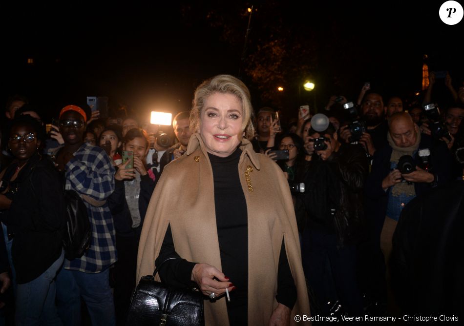 Catherine Deneuve - Arrivées au défilé "Céline" Collection Prêt-à-Porter Printemps/Eté 2020 lors de la Fashion Week de Paris, France, le 27 septembre 2019. © Veeren Ramsamy - Christophe Clovis / Bestimage