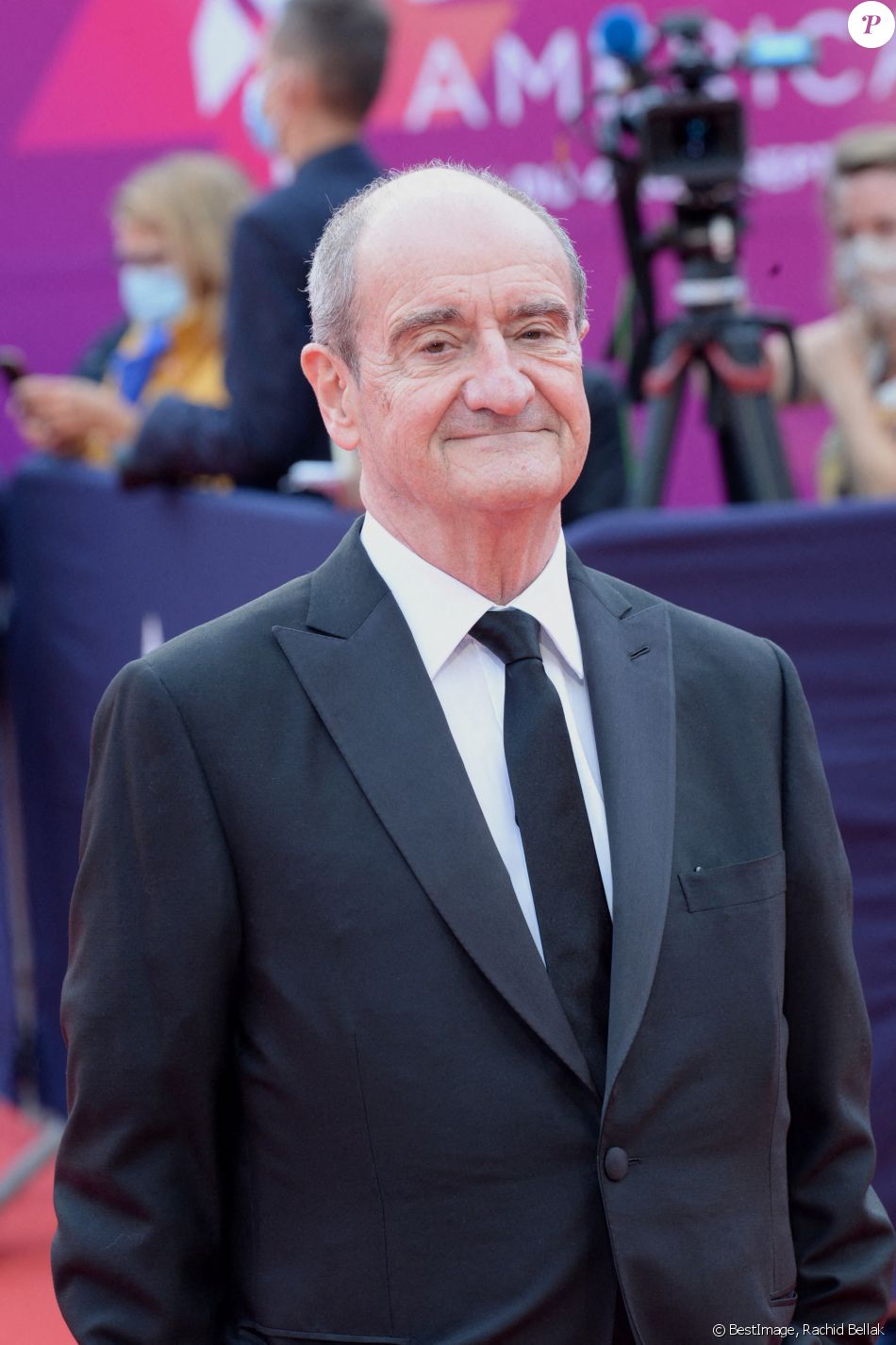 Pierre Lescure - Red carpet de la cérémonie d'ouverture du 46e Festival du Cinéma Américain de Deauville. Le 4 septembre 2020. © Rachid Bellak / Bestimage