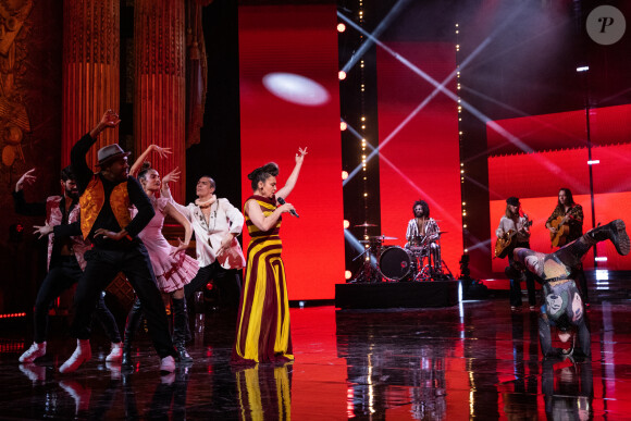 Exclusif - Catherine Ringer - Enregistrement de l'émission "La grande soirée du 31 à Versailles", qui sera diffusée sur France 2. Le 15 décembre 2020 © Tiziano Da Silva - Cyril Moreau / Bestimage