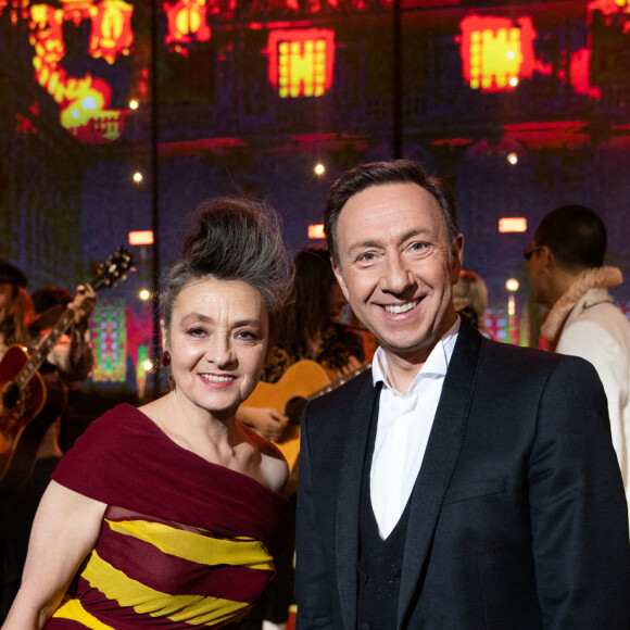 Exclusif - Catherine Ringer et Stéphane Bern - Enregistrement de l'émission "La grande soirée du 31 à Versailles", qui sera diffusée sur France 2. Le 15 décembre 2020 © Tiziano Da Silva - Cyril Moreau / Bestimage