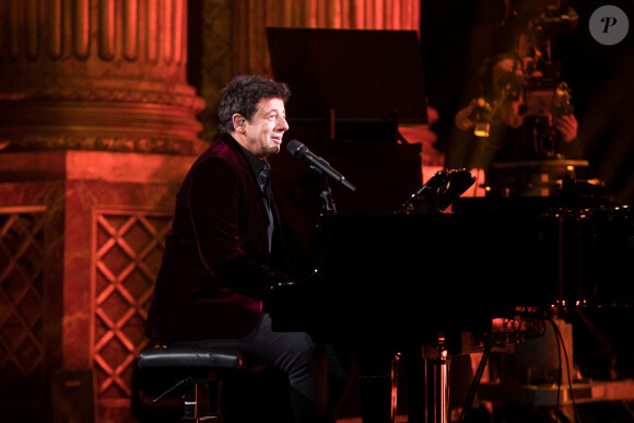 Exclusif - Patrick Bruel - Enregistrement de l'émission "La grande soirée du 31 à Versailles", qui sera diffusée sur France 2. Le 15 décembre 2020 © Tiziano Da Silva - Cyril Moreau / Bestimage