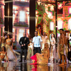 Exclusif - Faudel et Khaled - Enregistrement de l'émission "La grande soirée du 31 à Versailles", qui sera diffusée sur France 2. Le 15 décembre 2020 © Tiziano Da Silva - Cyril Moreau / Bestimage