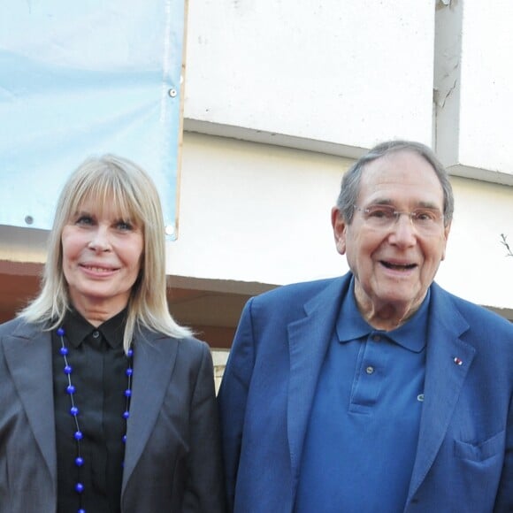 Robert Hossein et sa femme Candice Patou au 13ème festival les "Hérault du cinéma et de la télé" au Cap d'Agde le 24 juin 2016. © Robert Fages / Bestimage