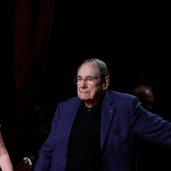 Robert Hossein et sa femme Candice Patou - Cérémonie d'Ouverture de la 10ème édition du Festival Lumière à Lyon le 13 octobre 2018 © Dominique Jacovides / Bestimage 