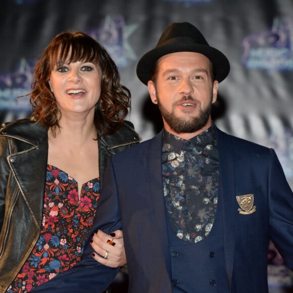 Claudio Capéo et sa compagne lors de la 18ème cérémonie des "NRJ Music Awards" au Palais des Festivals à Cannes, le 12 novembre 2016. © Rachid Bellak/Bestimage 