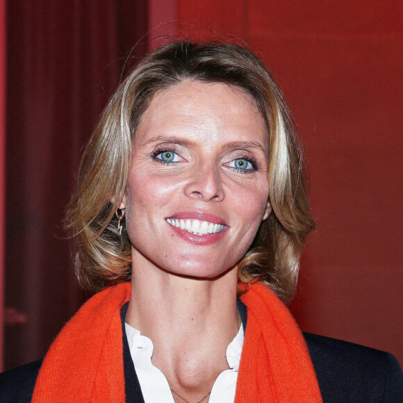 Sylvie Tellier, directrice générale de la société Miss France lors de l'illumination en orange du ministère de l'Intérieur pour symboliser la lutte contre les violences faites aux femmes le 23 novembre 2020. © Panoramic / Bestimage