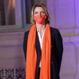 Sylvie Tellier, directrice générale de la société Miss France lors de l'illumination en orange du ministère de l'Intérieur pour symboliser la lutte contre les violences faites aux femmes le 23 novembre 2020. © Panoramic / Bestimage