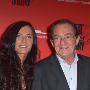 Jean-Pierre Pernaut et sa femme Nathalie Marquay - Soirée de gala de la comédie musicale "West Side Story" à la Seine Musicale à Boulogne-Billancourt le 16 octobre 2017. © Giancarlo Gorassini/Bestimage