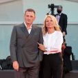 Benoît Magimel, Nicole Garcia - Red carpet du film "Amants" lors de la 77e édition du Festival international du film de Venise, la Mostra. Le 3 septembre 2020.