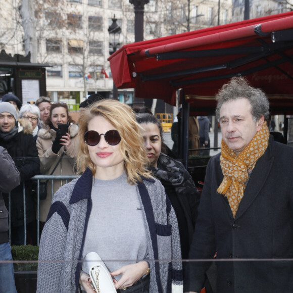 Melanie Thierry - Arrivées des personnalités au "Déjeuner des Nommés César 2019" au Fouquet's à Paris, France, le 3 février 2019. © CVS/Bestimage