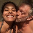 Tina Kunakey et son mari Vincent Cassel sur Instagram.