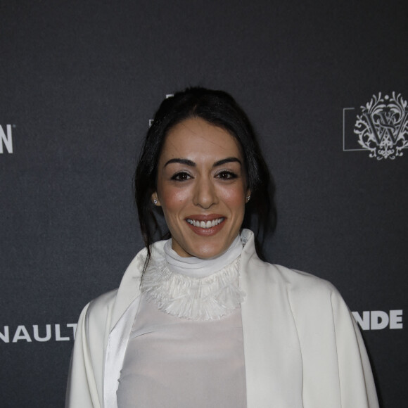 Sofia Essaïdi arrive à la 14ème cérémonie des Globes de Cristal, à la salle Wagram à Paris, le 4 février 2019. © Marc Ausset-Lacroix/Bestimage