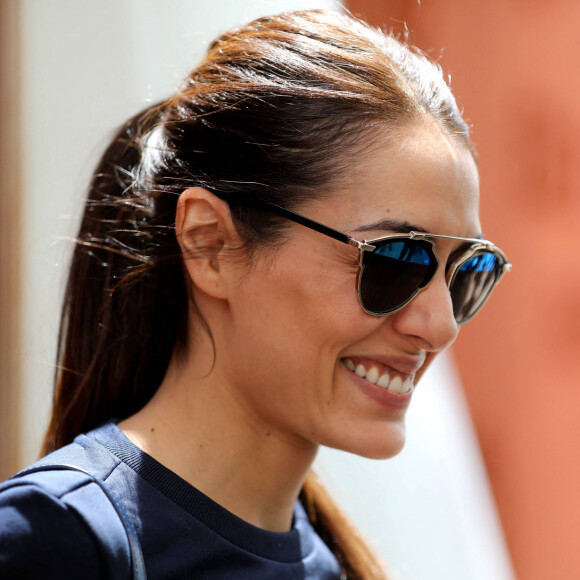 Sofia Essaïdi au village des Internationaux de Tennis de Roland Garros à Paris le 7 juin 2017 © Cyril Moreau-Dominique Jacovides/Bestimage