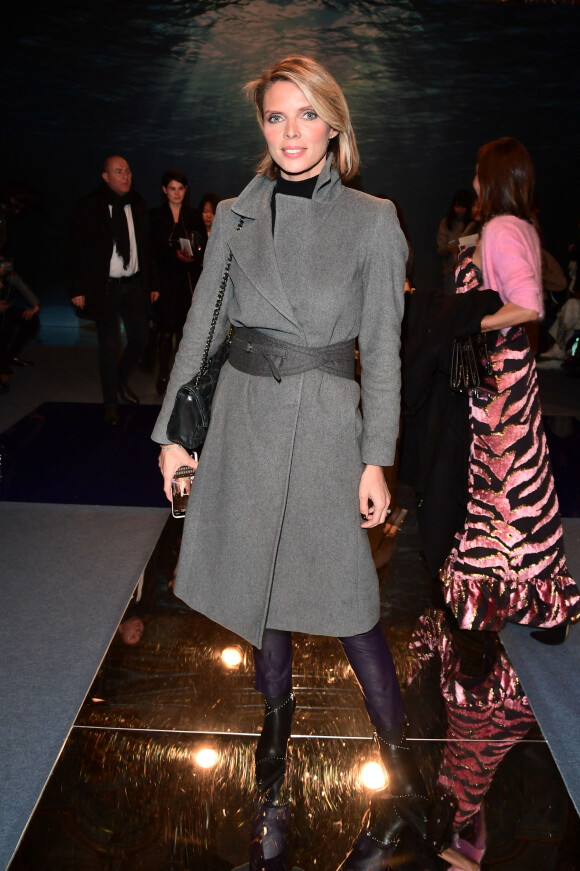 Exclusif - Sylvie Tellier - People au défilé de mode Haute Couture Printemps-Eté 2020 "Ziad Nakad" à l'hôtel Intercontinental Paris Le Grand à Paris, le 22 janvier 2020. © Pierre Perusseau/Bestimage 