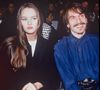 Vanessa Paradis et Florent Pagny à la Fashion Week de Paris.