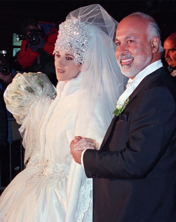 Mariage de Céline Dion et René Angélil, à Montréal.