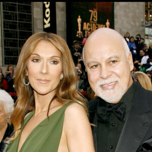 René Angélil et Céline Dion aux Oscars à Los Angeles en 2007