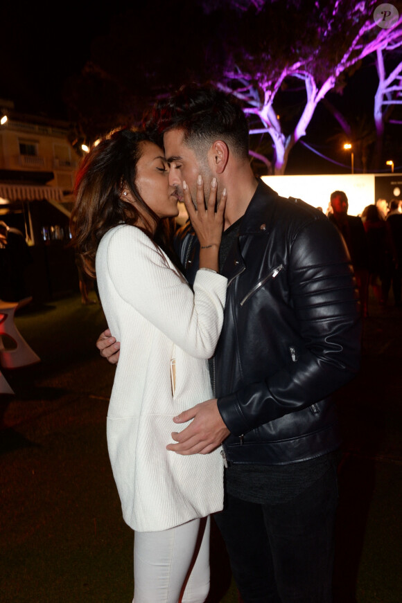 Ricardo et Nehuda (Les Anges 8) au nightclub le Gotha à Cannes pendant le 69 ème Festival International du Film de Cannes le 13 mai 2016