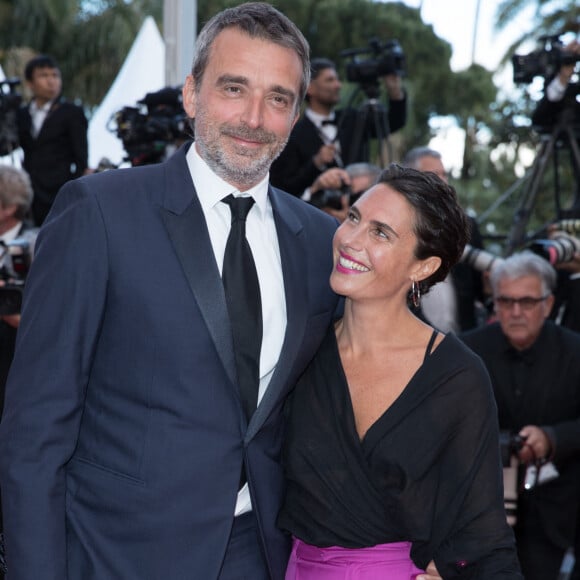 Alessandra Sublet et son mari Clément Miserez - Montée des marches du film " Le Grand Bain " lors du 71ème Festival International du Film de Cannes. © Borde-Jacovides-Moreau/Bestimage