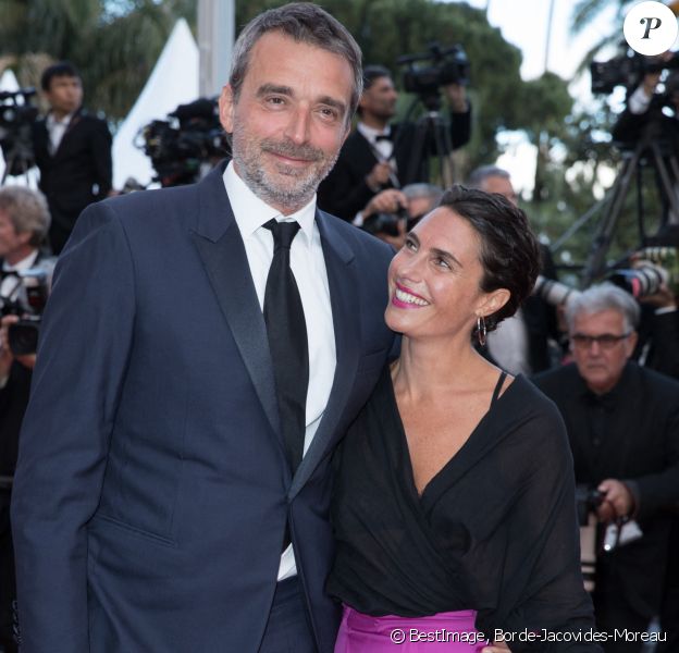 Alessandra Sublet et son mari Clément Miserez - Montée des marches du film " Le Grand Bain " lors du 71ème Festival International du Film de Cannes. © Borde-Jacovides-Moreau/Bestimage